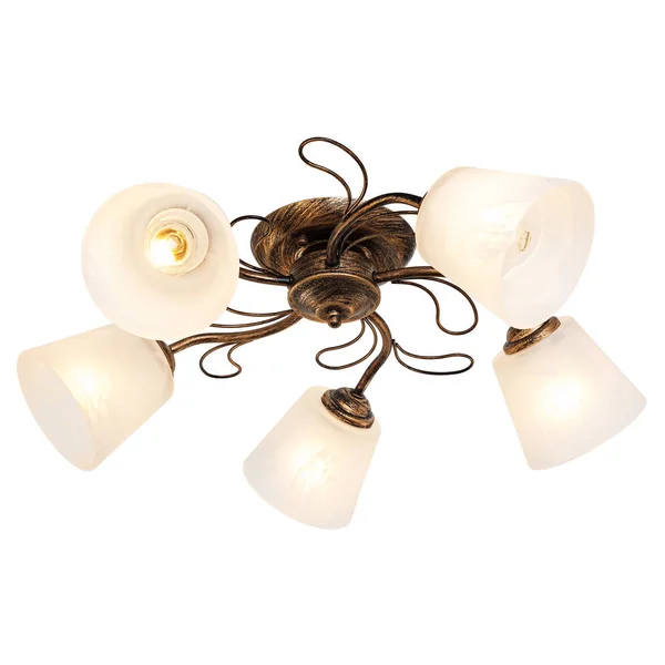 Lustre en style vintage isolé sur fond blanc — Photo