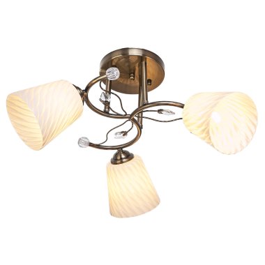 Beyaz arkaplanda izole edilmiş klasik tarzda avize