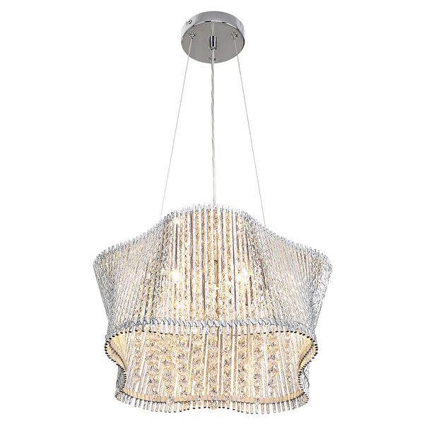 Lustre Style Vintage Isolé Sur Fond Blanc — Photo