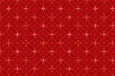 Kırmızı ve altın renkleri Çin tarzı desen arka plan