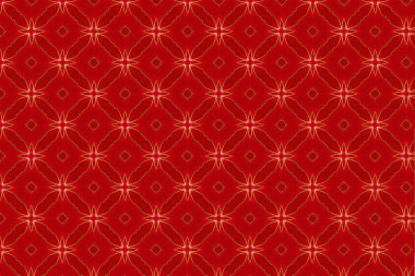 Kırmızı ve altın renkleri Çin tarzı desen arka plan