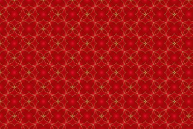 Kırmızı ve altın renkleri Çin tarzı desen arka plan