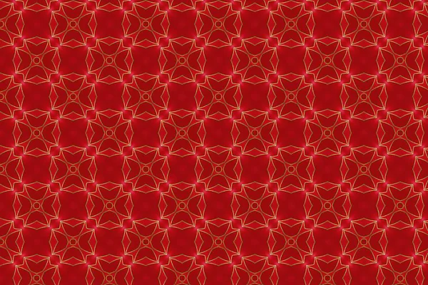 빨간색과 금색 색상 중국 스타일 패턴 배경 추상화 — 스톡 사진