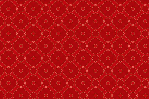 Kırmızı ve altın renkleri Çin tarzı desen arka plan