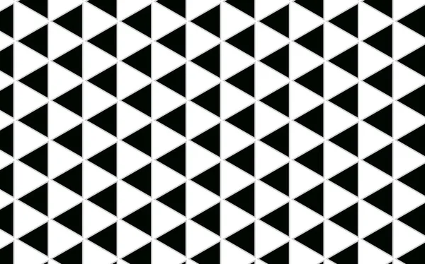 几何三角黑色和白色图案抽象背景 w — 图库照片