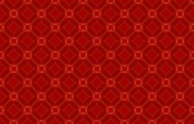 Kırmızı ve altın renkleri Çin tarzı desen arka plan