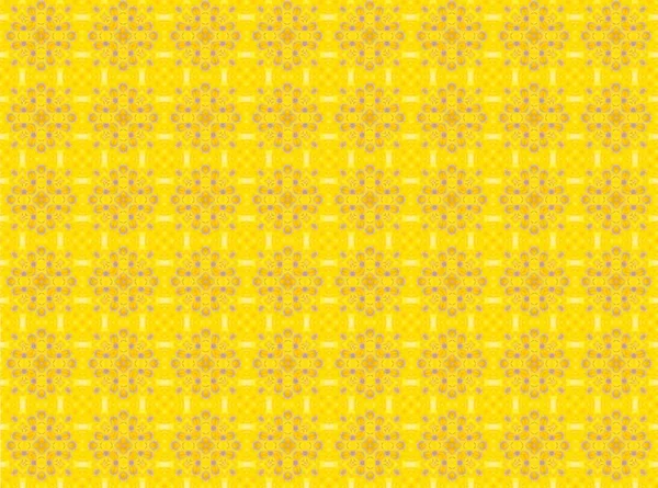 Abstrato amarelo flor fundo padrão — Fotografia de Stock