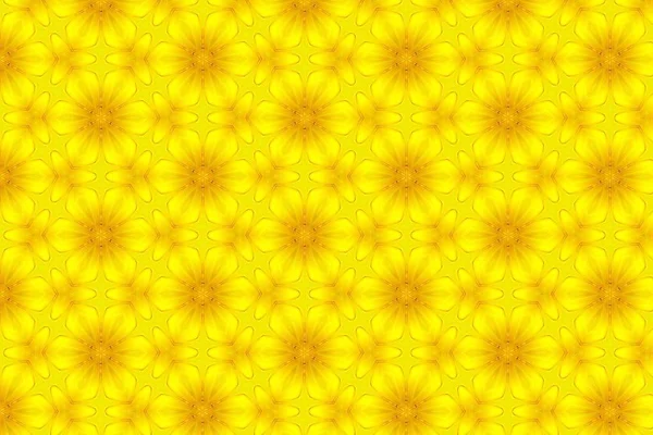 Fondo abstracto patrón de girasol amarillo —  Fotos de Stock