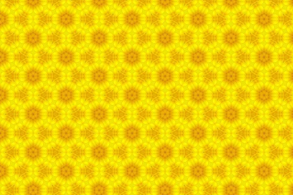 Fondo abstracto patrón de girasol amarillo —  Fotos de Stock