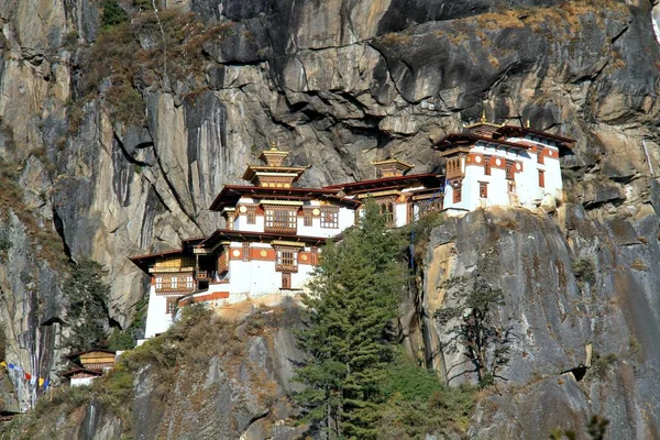 Taktshang Goemba eller Tigers rede kloster, Paro, Bhutan . - Stock-foto