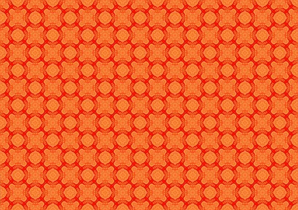 背景のヴィンテージの明るいオレンジ色パターン — ストック写真