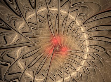 soyut çok renkli fraktal oluşturulan bilgisayar görüntü