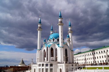 Kazan Kremlin kul Şerif Camii. Tataristan Cumhuriyeti. Rusya.
