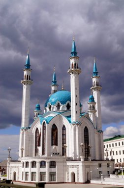 Kazan Kremlin kul Şerif Camii. Tataristan Cumhuriyeti. Rusya.