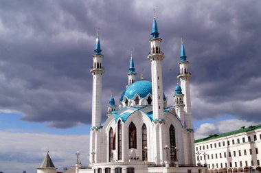 Kazan Kremlin kul Şerif Camii. Tataristan Cumhuriyeti. Rusya.