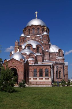 Tüm anne Afflicted Adası, Sviyazhsk, popüler turistik yer, Tataristan Tarih simgesini Katedrali