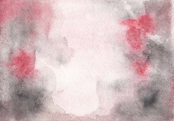 Abstraktní Akvarel Růžová Šedá Textura Pozadí Pro Návrh — Stock fotografie