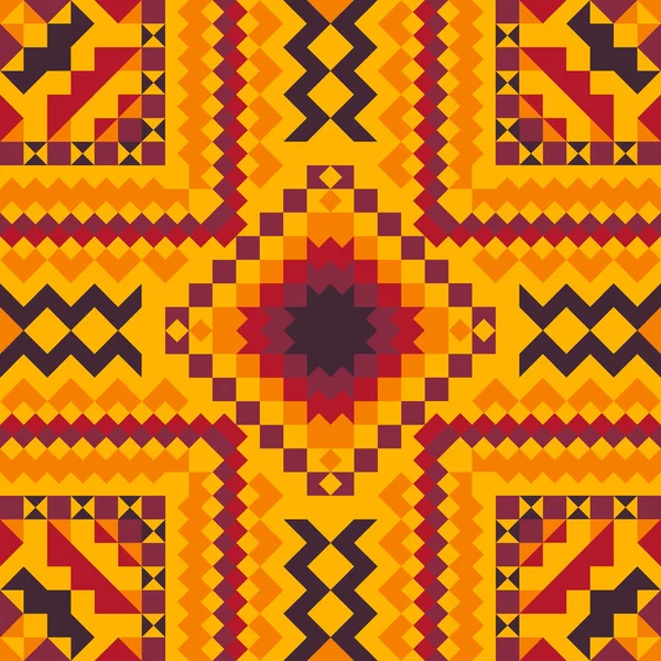 Stammesvektor nahtlosen Mustersatz. aztec fancy abstrakte geometrische Kunstdrucke. Ethnische Hipster-Kulisse. Tapete, Stoffdesign, Stoff, Papier, Einband, Textildesign-Vorlage. — Stockvektor