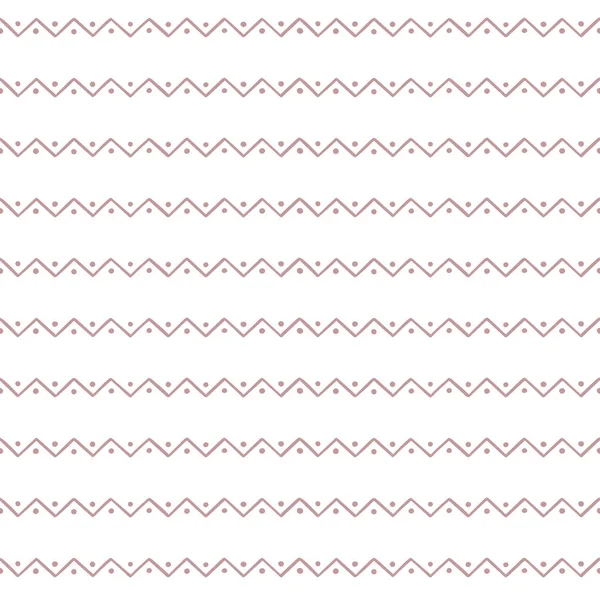 幾何学的な装飾が施されたシンプルな手描きパターン — ストックベクタ