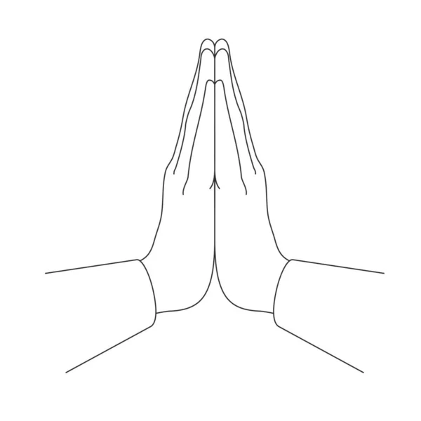 Namaste hands Vector Art Stock Images | Depositphotos