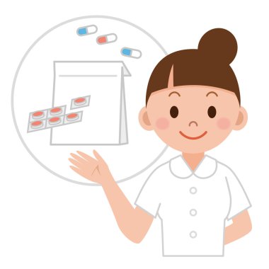 Genç hemşire ve tıp