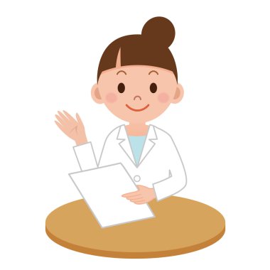 genç doktor çizimi