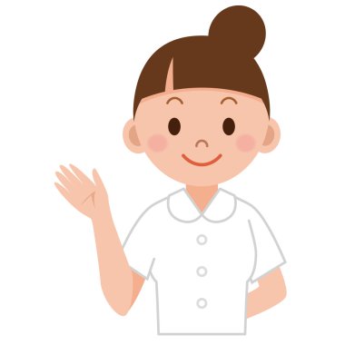 Genç hemşire resmi