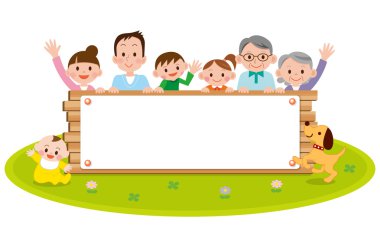 Aile afişini gözetleme