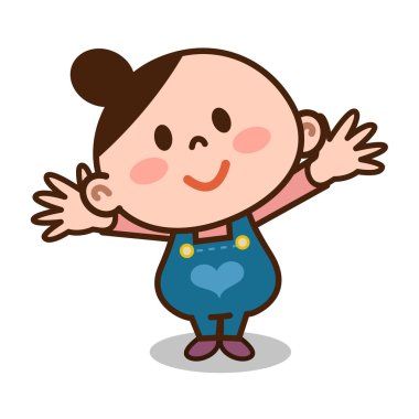 Genç kadın eller Yayilim