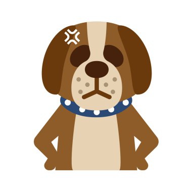 Köpek kızgın ifade