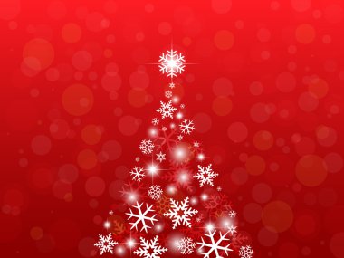 Arka plan parlak Noel ağacının