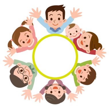 Üç kuşak aile üyelerinin aramak