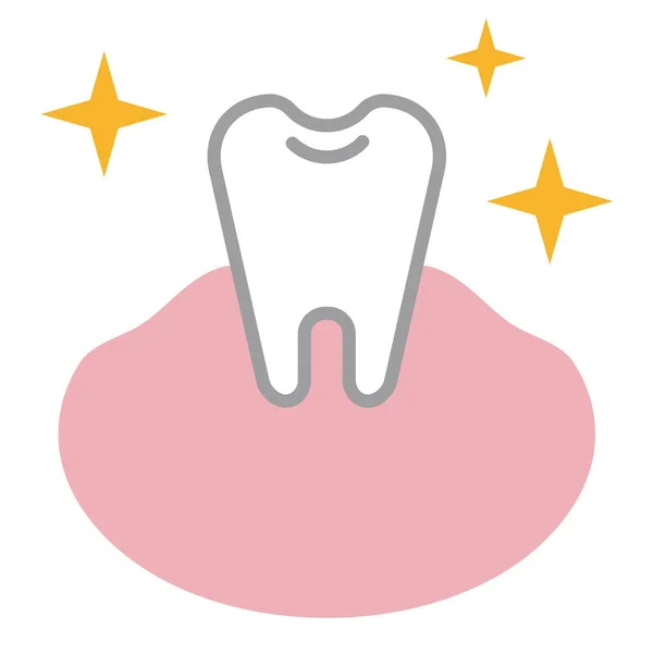 Ilustración de los dientes — Archivo Imágenes Vectoriales