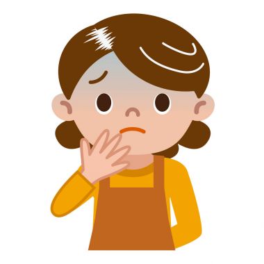 Gri saç acı kadınlar orta yaşlı