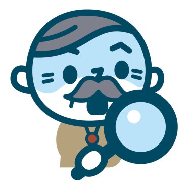 Büyükler düzeyinde men Büyüteç bakıyor ve şaşıracaksınız