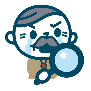 Büyüteç camı arayan erkekler