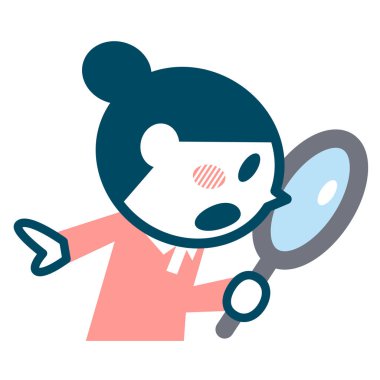 Genç Bayan Büyüteç arıyorum