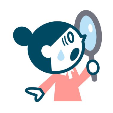 Genç Bayan Büyüteç arıyorum