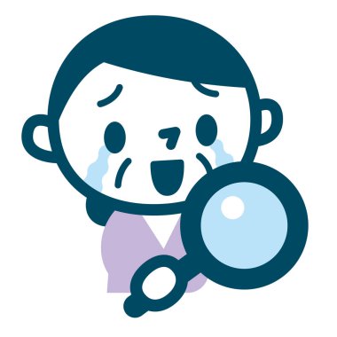 Üst düzey kadın Büyüteç arıyorum