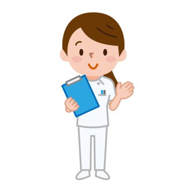 Genç hemşire resmi