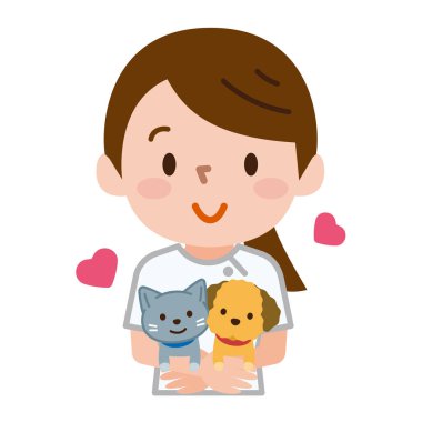 Genç veteriner çizimi