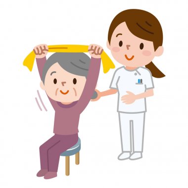 Kıdemli bir havlu ile germe