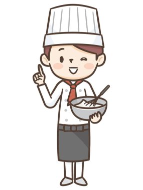 Genç bir kadın resmedilmiş.