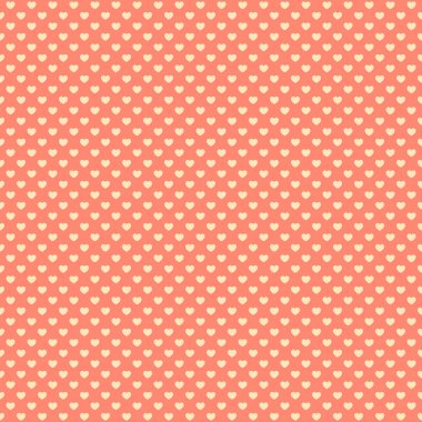 Retro seamless modeli pembe kalpler ile. Sevgiliye arka plan. Sevgililer günü 2017 için vektör çizim. Eps10.