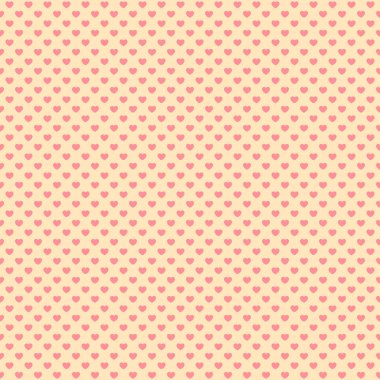 Retro seamless modeli pembe kalpler ile. Sevgiliye arka plan. Sevgililer günü 2017 için vektör çizim. Eps10.
