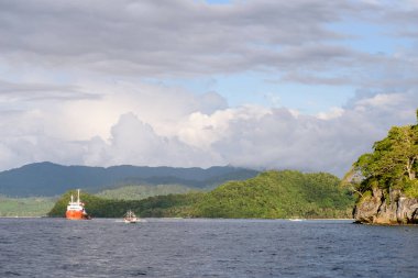 Cennet adası El Nido, Palawan, Filipinler.