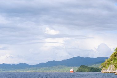 Cennet adası El Nido, Palawan, Filipinler.