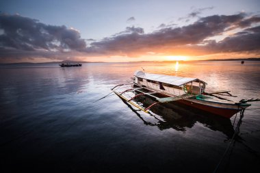 Morning walk at the sea port passenger terminal. Surigao, Philippines.