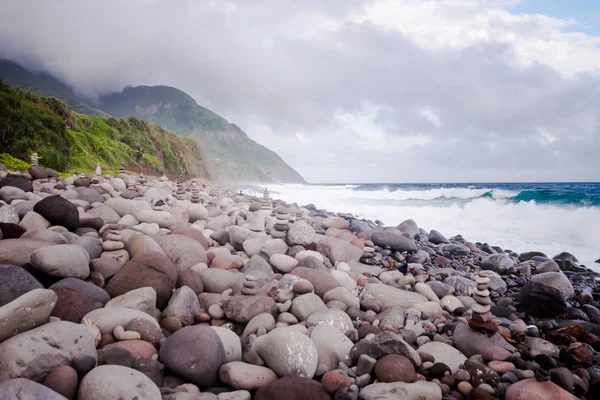 Spiaggia Masso Valugan Batanes Filippine — Foto Stock