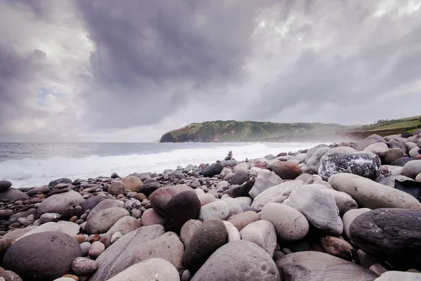 Spiaggia Masso Valugan Batanes Filippine — Foto Stock